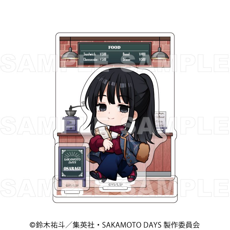 SAKAMOTO DAYS Vintage Style ちびキャラVer. アクリルスタンド 大佛 ("Sakamoto Days" Vintage Style Chibi Chara Ver. Acrylic Stand Osaragi)