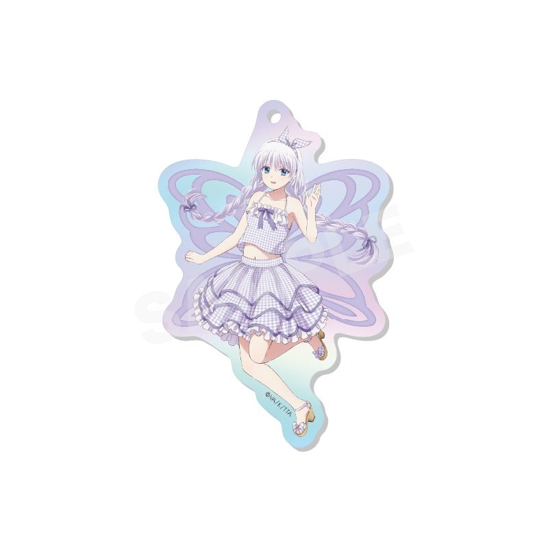 Summer Pockets オーロラアクリルキーホルダー 01 鳴瀬しろは ("Summer Pockets" Aurora Acrylic Key Chain 01 Naruse Shiroha)