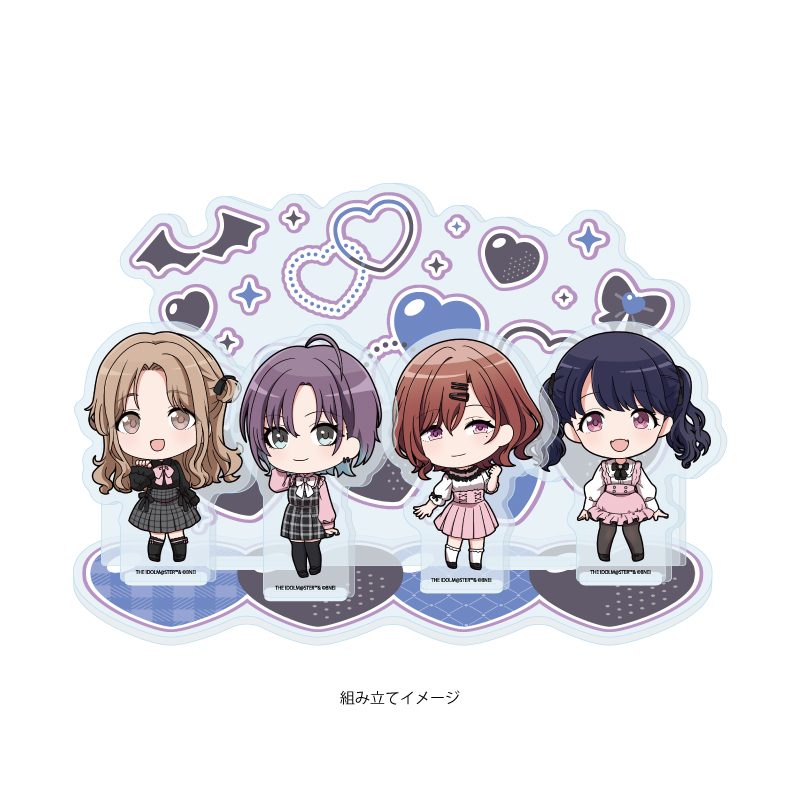 アクリルジオラマ アイドルマスター シャイニーカラーズ 16 283プロ ノクチル ダークガーリーファッションVer.(ミニキャライラスト) (Acrylic Diorama "The Idolmaster Shiny Colors" 16 283 Production noctchill Dark Girly Fashion Ver. (Mini Character Illustration))