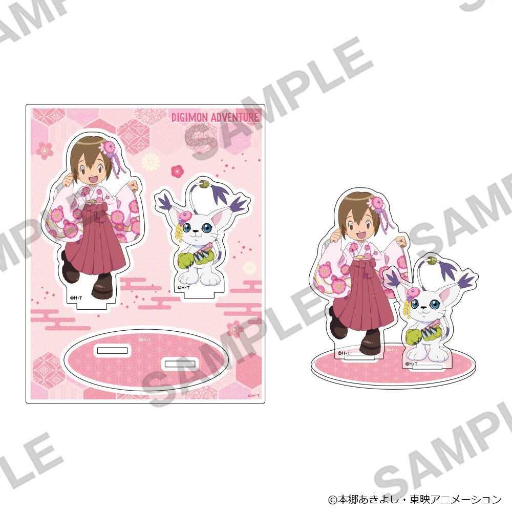 デジモンアドベンチャー アクリルスタンド 和モダンVer. 八神ヒカリ&テイルモン ("Digimon Adventure" Acrylic Stand Japanese Modern Ver. Yagami Hikari & Tailmon)