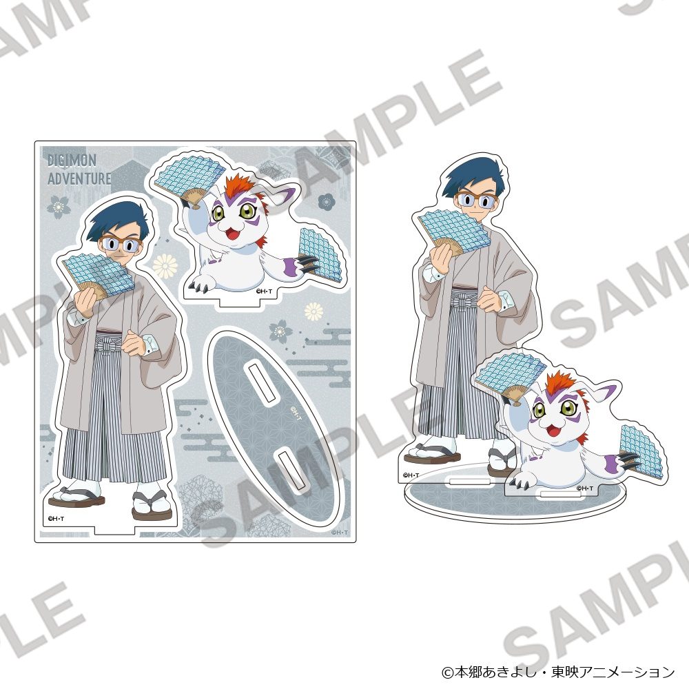 デジモンアドベンチャー アクリルスタンド 和モダンVer. 城戸丈&ゴマモン ("Digimon Adventure" Acrylic Stand Japanese Modern Ver. Kido Joe & Gomamon)