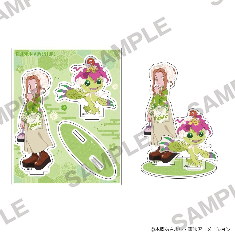 デジモンアドベンチャー アクリルスタンド 和モダンVer. 太刀川ミミ&パルモン ("Digimon Adventure" Acrylic Stand Japanese Modern Ver. Tachikawa Mimi & Palmon)
