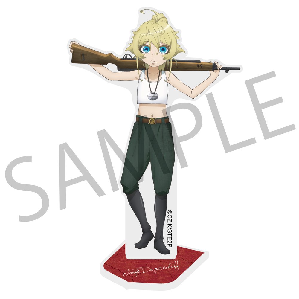 幼女戦記II アクリルスタンドフィギュア ターニャ ショートスリーブVer. ("Saga of Tanya the Evil II" Acrylic Stand Figure Tanya Short Sleeve Ver.)