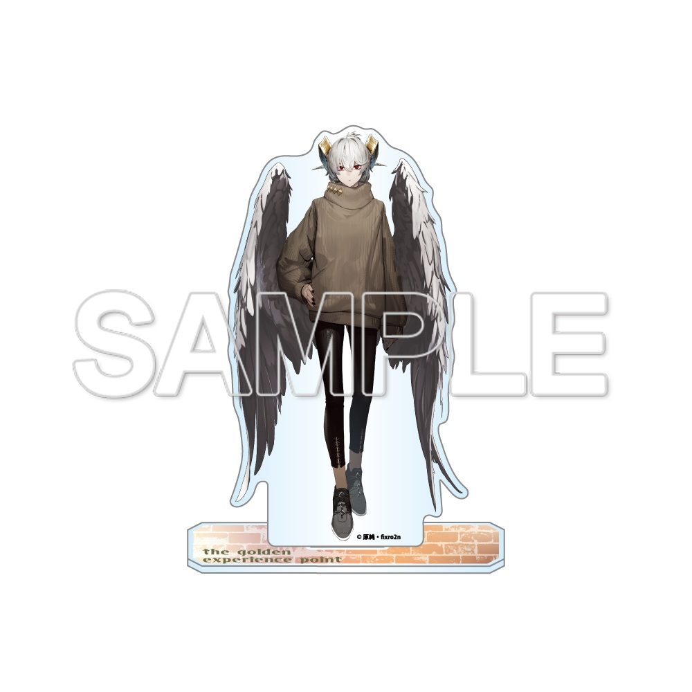 黄金の経験値 アクリルスタンド レア-描き下ろし- ("The Golden Experience Point" Acrylic Stand Rare -Original Illustration-)