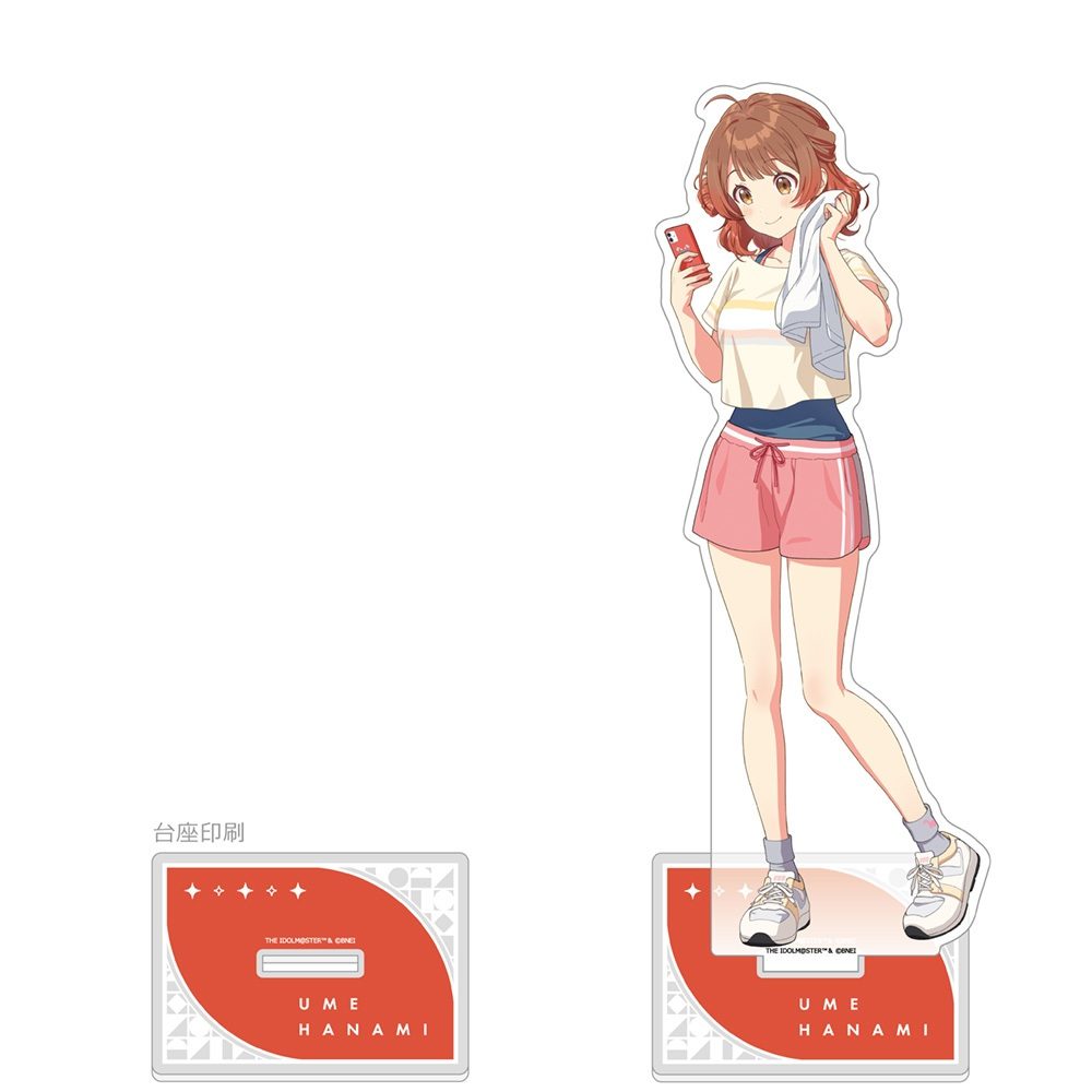 学園アイドルマスター 特大アクリルスタンド 花海佑芽/トレーニング服 ("Gakuen Idolmaster" Extra Large Acrylic Stand Hanami Ume / Training Wear)