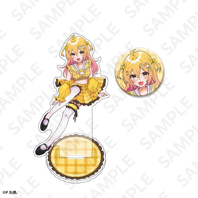 缶バッジ&アクリルスタンド アイドル衣装Ver. P丸様。 (Can Badge & Acrylic Stand Idol Outfit Ver. Pmarusama)
