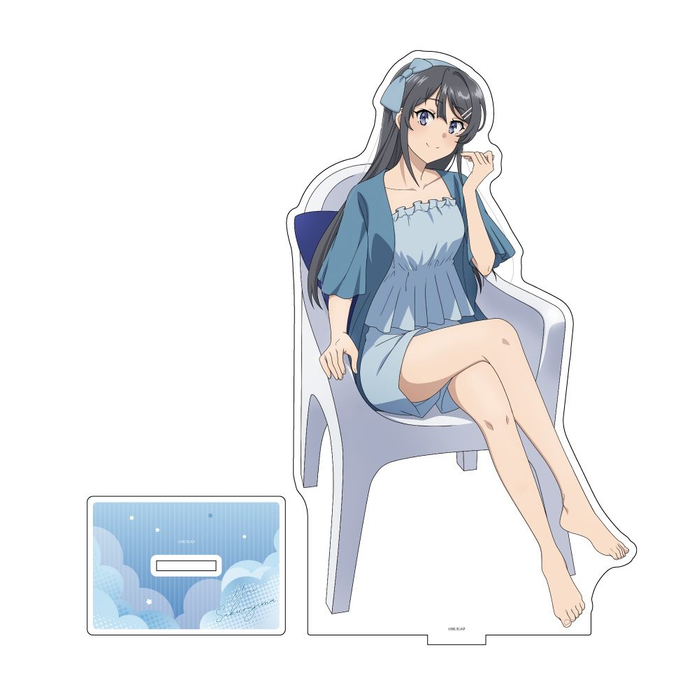 青春ブタ野郎はランドセルガールの夢を見ない 描き下ろし特大アクリルスタンド 桜島麻衣/ルームウェア ("Rascal Does Not Dream of a Knapsack Kid" Original Illustration Extra Large Acrylic Stand Sakurajima Mai / Room Wear)