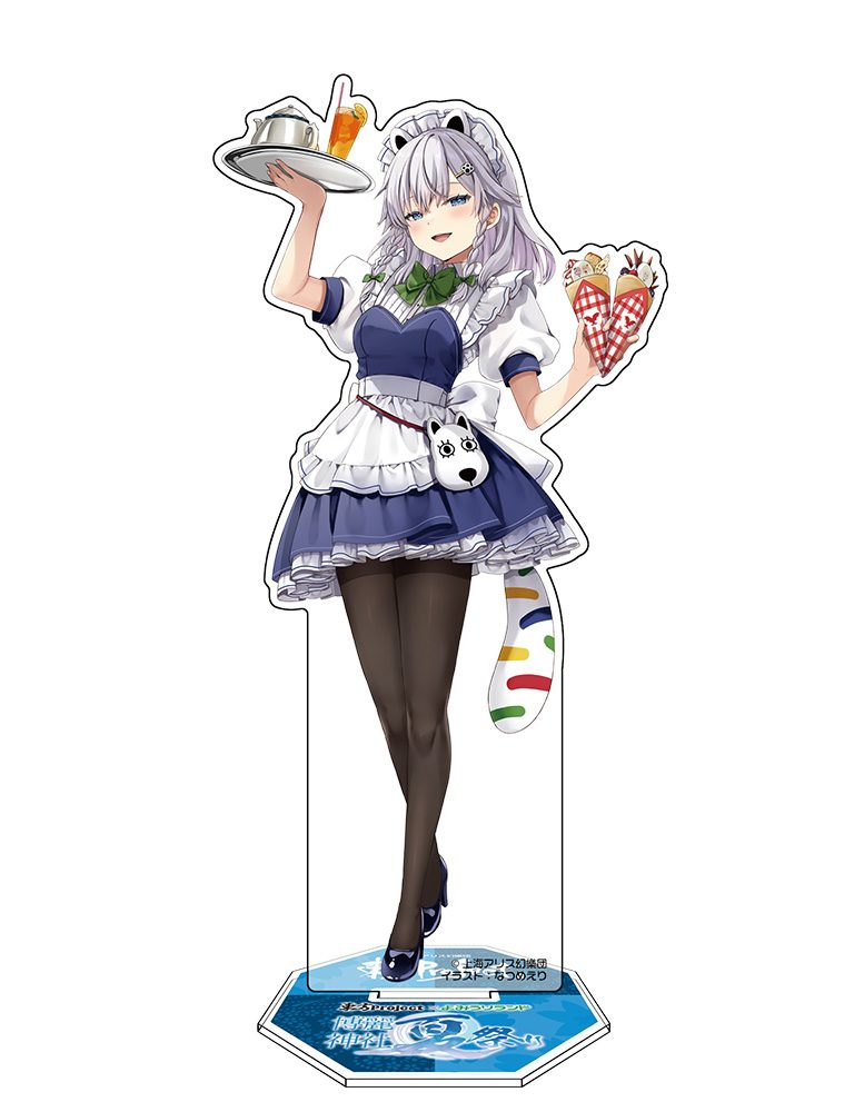 東方Project 十六夜咲夜 アクリルフィギュア よみうりランド2025Ver. illust:なつめえり 1406-1231 ("Touhou Project" Izayoi Sakuya Acrylic Figure Yomiuriland 2025 Ver. Illust: Eri Natsume 1406-1231)