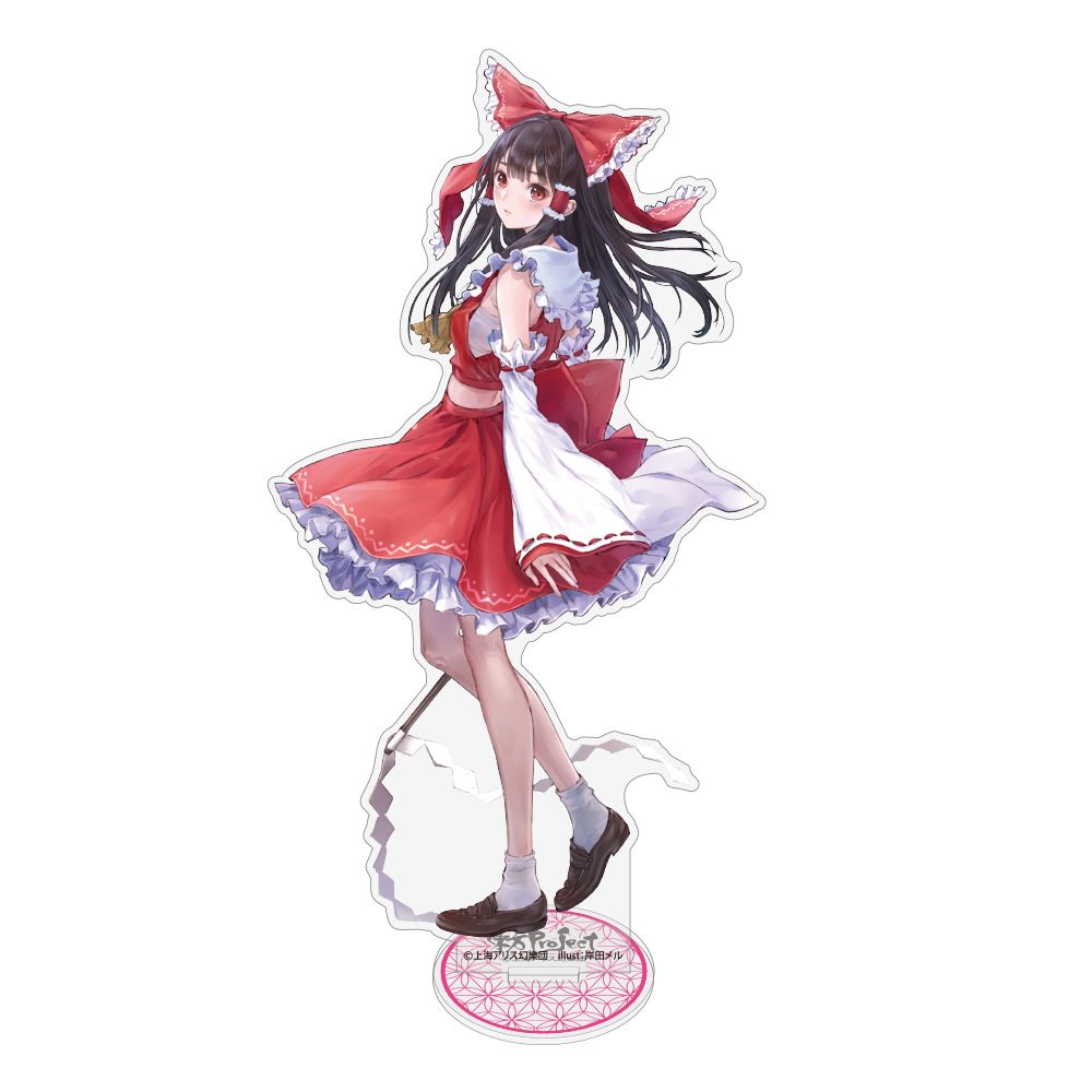 東方Project 博麗霊夢 アクリルフィギュア illust:岸田メル ("Touhou Project" Hakurei Reimu Acrylic Figure Illust: Mel Kishida)