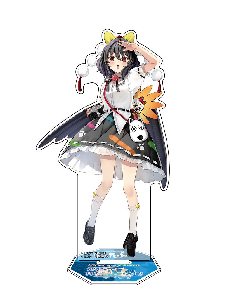 東方Project 射命丸文 アクリルフィギュア よみうりランド2026Ver. illust:なつめえり ("Touhou Project" Shameimaru Aya Acrylic Figure Yomiuriland 2026 Ver. Illust: Eri Natsume)