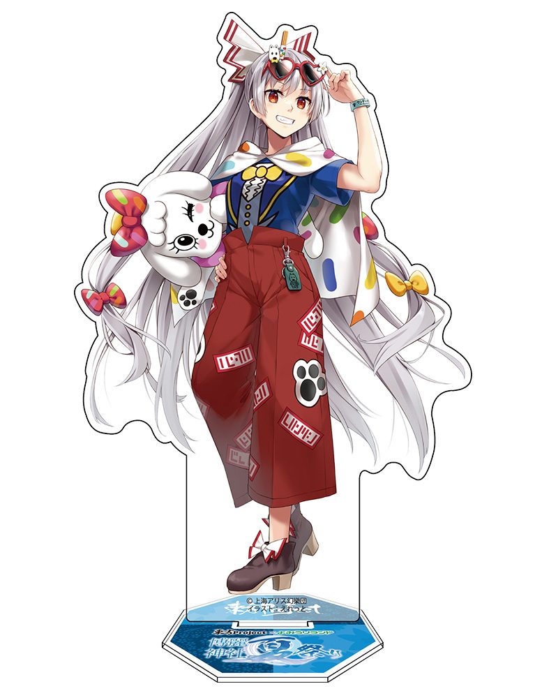 東方Project 藤原妹紅 アクリルフィギュア よみうりランドVer. illust:えれっと 1406-1227 ("Touhou Project" Fujiwara no Mokou Acrylic Figure Yomiuriland Ver. Illust: Eretto 1406-1227)