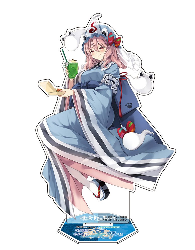 東方Project 西行寺幽々子 アクリルフィギュア よみうりランド2026Ver. illust:なつめえり ("Touhou Project" Saigyouji Yuyuko Acrylic Figure Yomiuriland 2026 Ver. Illust: Eri Natsume)