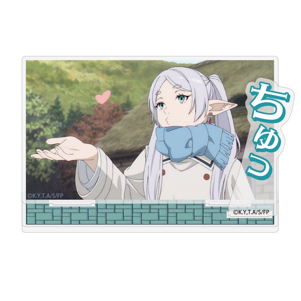 葬送のフリーレン フリーレン「ちゅっ」セリフアクリルスタンド ("Frieren: Beyond Journey's End" Frieren Chu Words Acrylic Stand)