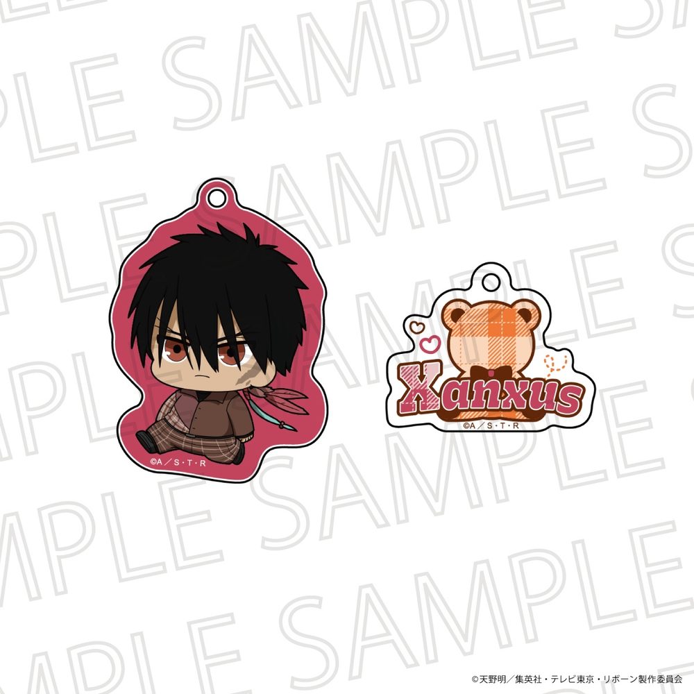 家庭教師ヒットマンREBORN! ぷちてく アクリルキーホルダー XANXUS(10年後) ("Reborn!" Puchi Teku Acrylic Key Chain XANXUS (10 Years Later))