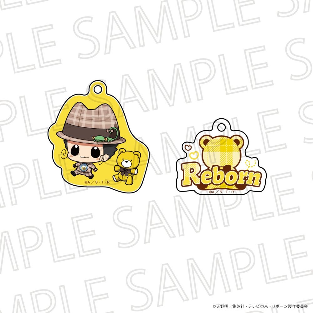 家庭教師ヒットマンREBORN! ぷちてく アクリルキーホルダー リボーン ("Reborn!" Puchi Teku Acrylic Key Chain Reborn)