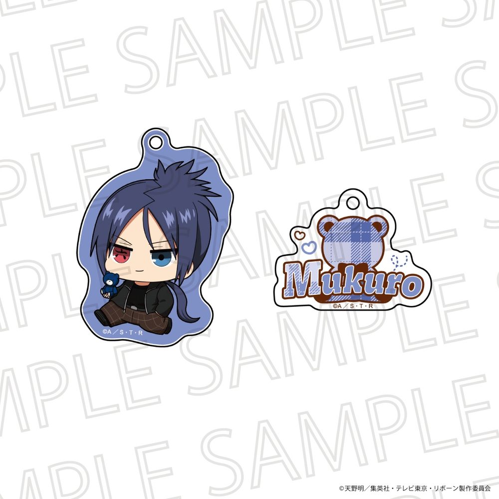 家庭教師ヒットマンREBORN! ぷちてく アクリルキーホルダー 六道骸(10年後) ("Reborn!" Puchi Teku Acrylic Key Chain Rokudo Mukuro (10 Years Later))
