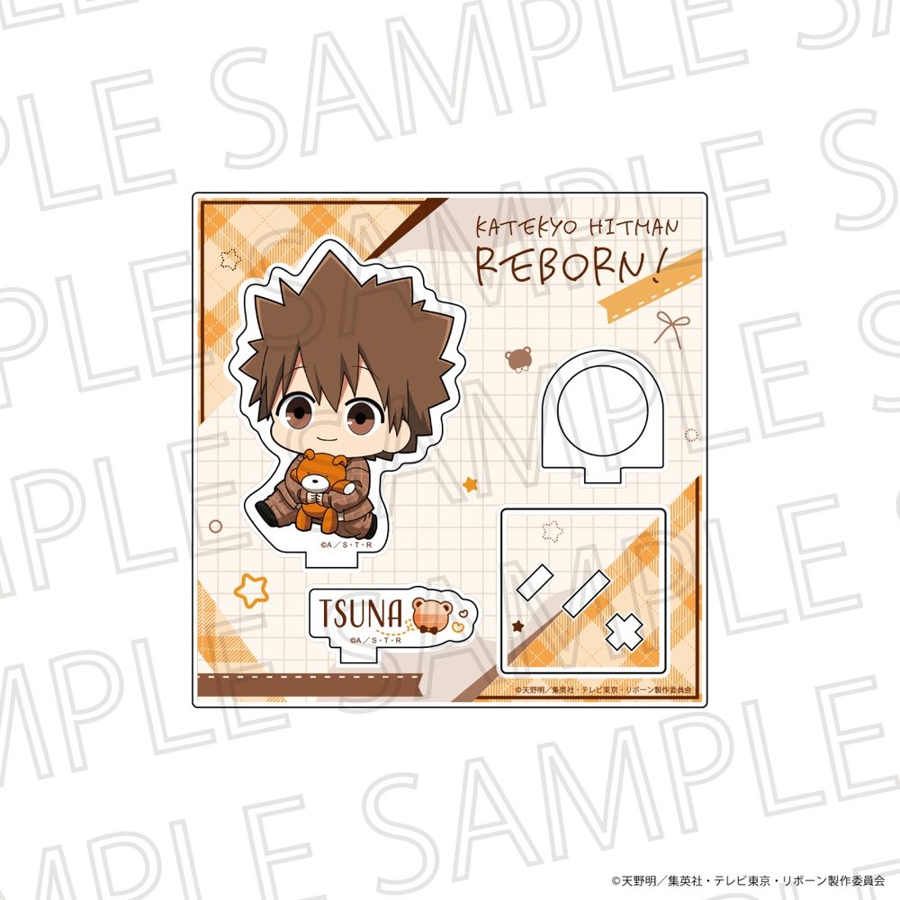 家庭教師ヒットマンREBORN! ぷちてく アクリルリングスタンド 沢田綱吉 ("Reborn!" Puchi Teku Acrylic Ring Stand Sawada Tsunayoshi)