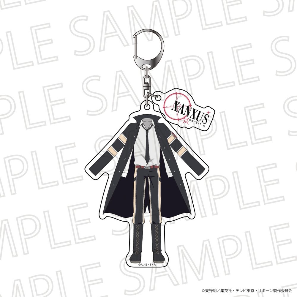 家庭教師ヒットマンREBORN! 衣装アクリルチャーム XANXUS(10年後) ("Reborn!" Uniform Acrylic Charm XANXUS (10 Years Later))