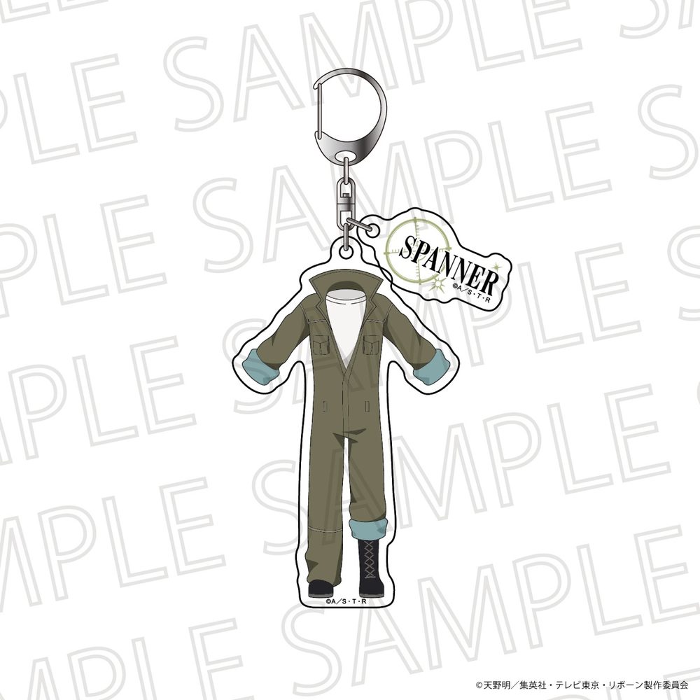 家庭教師ヒットマンREBORN! 衣装アクリルチャーム スパナ ("Reborn!" Uniform Acrylic Charm Spanner)