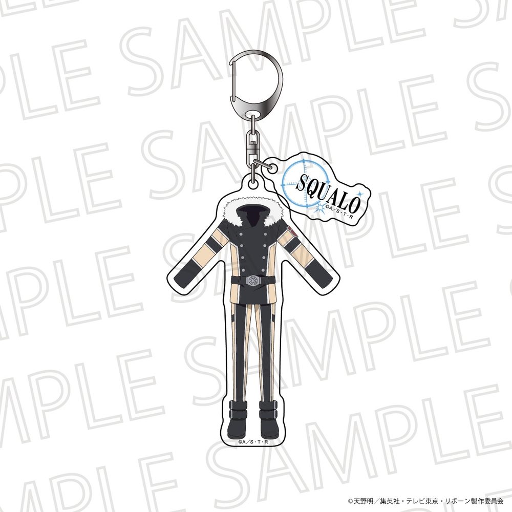 家庭教師ヒットマンREBORN! 衣装アクリルチャーム スペルビ・スクアーロ(10年後) ("Reborn!" Uniform Acrylic Charm Superbia Squalo (10 Years Later))