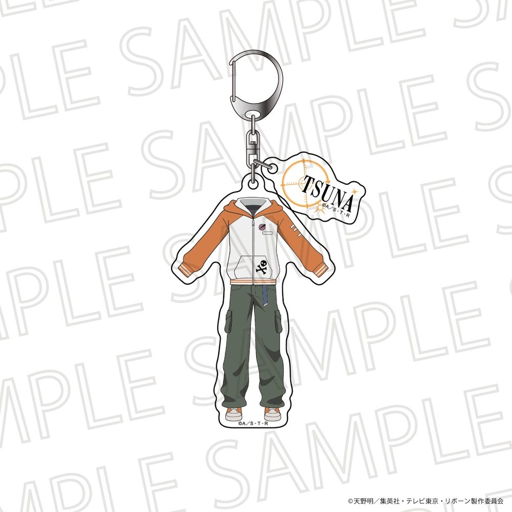 家庭教師ヒットマンREBORN! 衣装アクリルチャーム 沢田綱吉 ("Reborn!" Uniform Acrylic Charm Sawada Tsunayoshi)