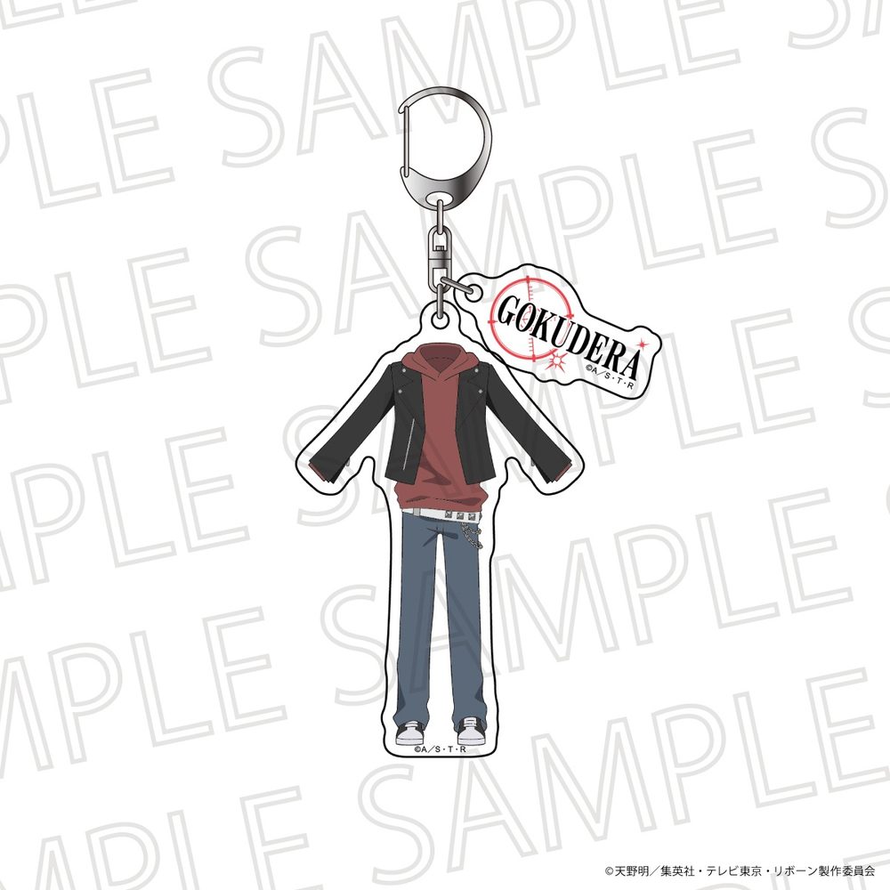 家庭教師ヒットマンREBORN! 衣装アクリルチャーム 獄寺隼人 ("Reborn!" Uniform Acrylic Charm Gokudera Hayato)