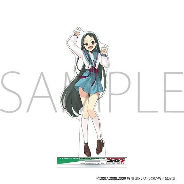 涼宮ハルヒの憂鬱 ビッグアクリルスタンド 鶴屋さん ("The Melancholy of Haruhi Suzumiya" Big Acrylic Stand Tsuruya-san)