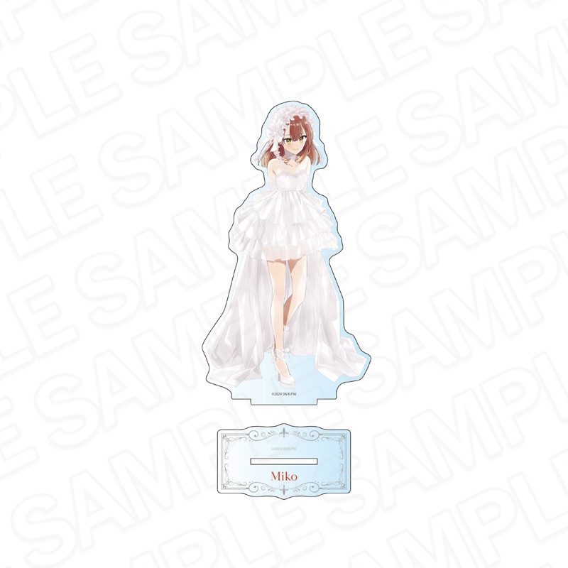 私を喰べたい、ひとでなし デカアクリルスタンド 美胡 ウエディングドレスVer. ("This Monster Wants to Eat Me" Deka Acrylic Stand Miko Wedding Dress Ver.)