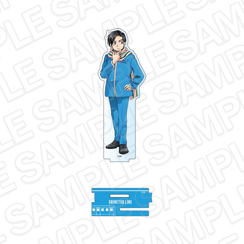 青春鉄道 アクリルフィギュア 信越本線 A ("Aoharu Tetsudo" Acrylic Figure Shinetsu Line A)
