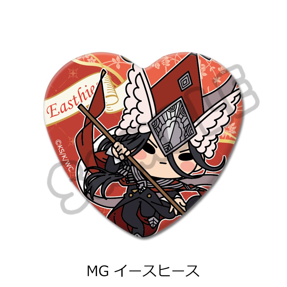 とんがり帽子のアトリエ 第2弾 ハート型缶バッジ MG イースヒース ("Witch Hat Atelier" Vol. 2 Heart Can Badge MG Easthies)