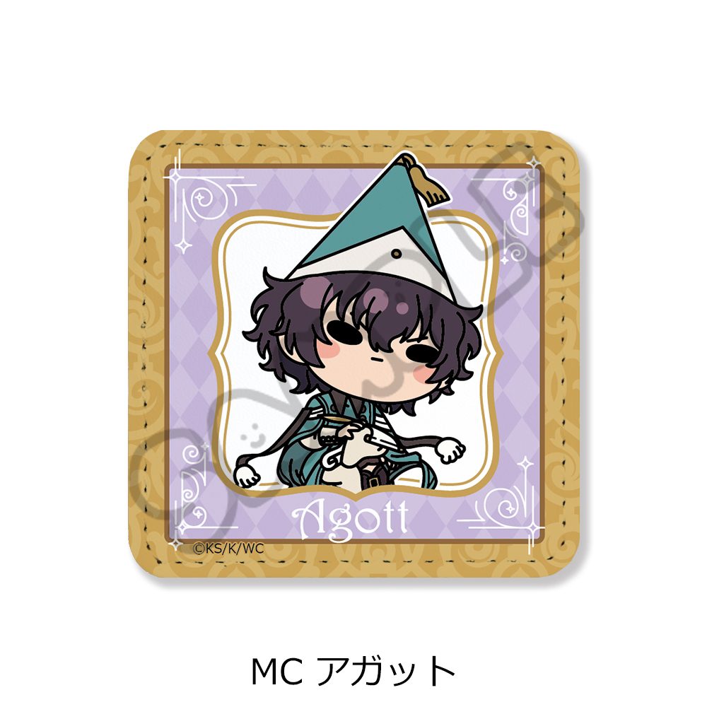 とんがり帽子のアトリエ 第2弾 レザーバッジ(スクエア) MC アガット ("Witch Hat Atelier" Vol. 2 Leather Badge (Square) MC Agott)