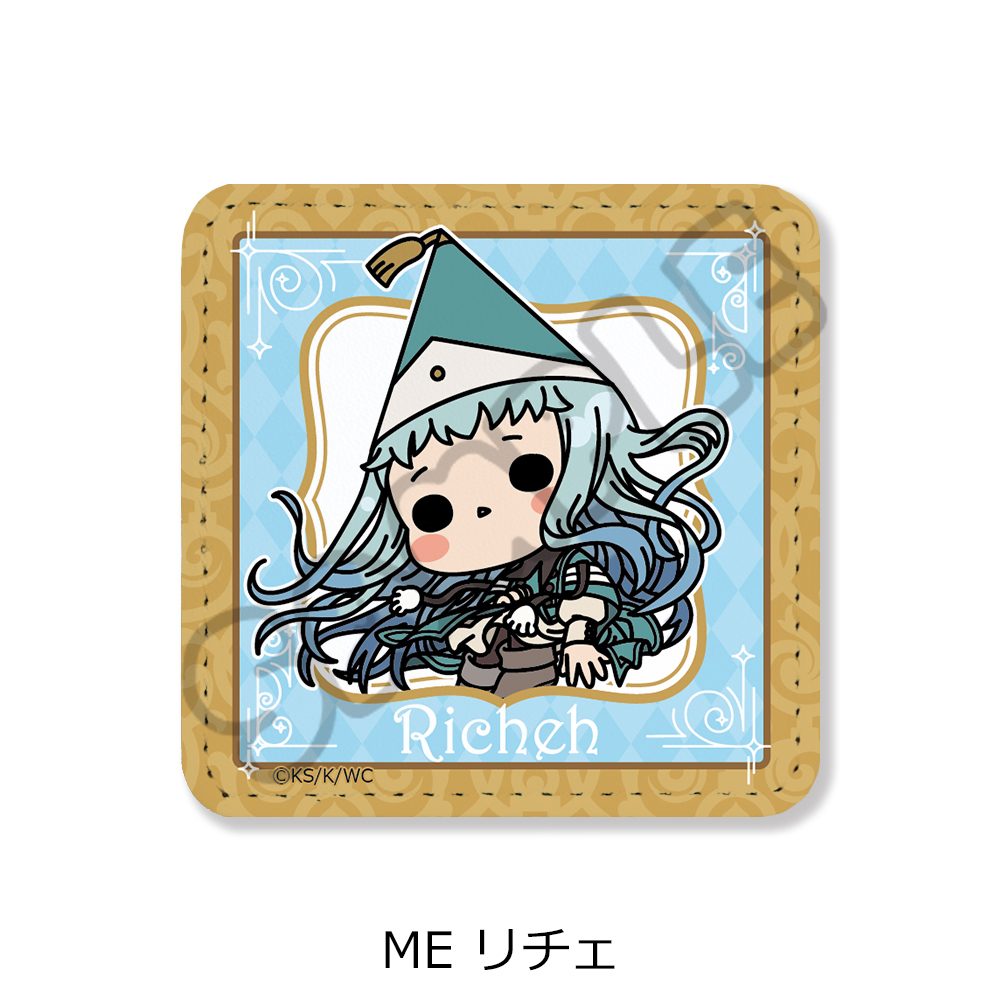 とんがり帽子のアトリエ 第2弾 レザーバッジ(スクエア) ME リチェ ("Witch Hat Atelier" Vol. 2 Leather Badge (Square) ME Richeh)