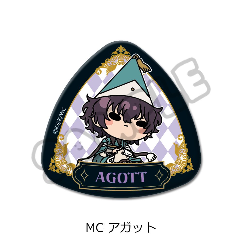 とんがり帽子のアトリエ 第2弾 三角形缶バッジ MC アガット ("Witch Hat Atelier" Vol. 2 Triangle Can Badge MC Agott)