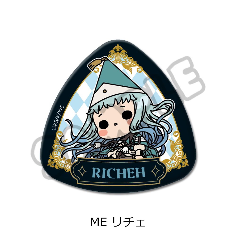 とんがり帽子のアトリエ 第2弾 三角形缶バッジ ME リチェ ("Witch Hat Atelier" Vol. 2 Triangle Can Badge ME Richeh)