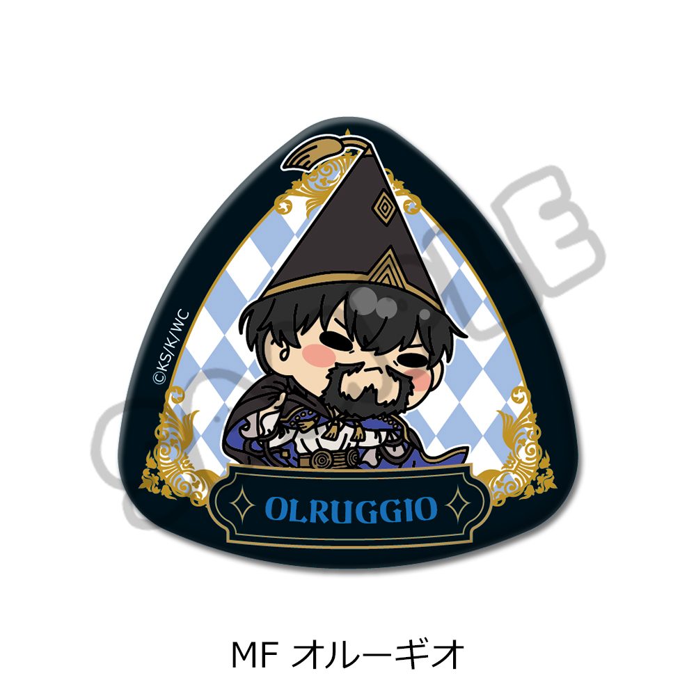 とんがり帽子のアトリエ 第2弾 三角形缶バッジ MF オルーギオ ("Witch Hat Atelier" Vol. 2 Triangle Can Badge MF Olruggio)