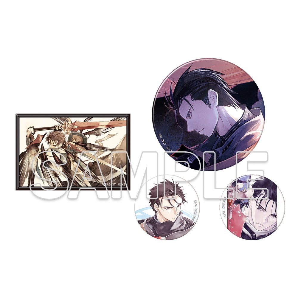 ウィザーズ・ブレイン 25周年記念 缶バッジセット 黒沢祐一 ("Wizard's Brain" 25th Anniversary Can Badge Set Kurosawa Yuichi)