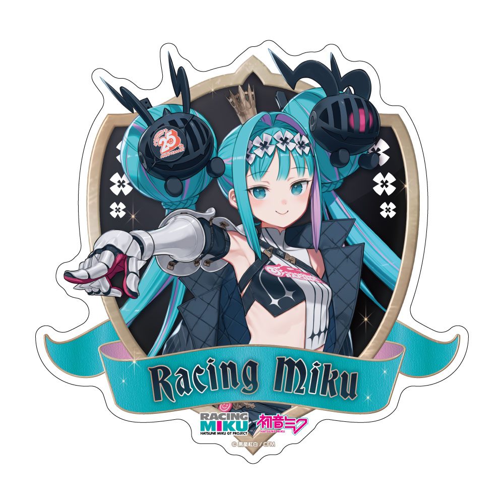 レーシングミク 2026Ver. -Good Smile Company 25th Anniversary- マグネットカーステッカー (Racing Miku 2026 Ver. -Good Smile Company 25th Anniversary- Magnet Car Sticker)