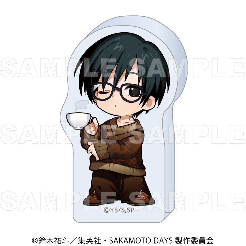 SAKAMOTO DAYS Vintage Style ちびキャラVer. アクリルブロック 南雲 ("Sakamoto Days" Vintage Style Chibi Chara Ver. Acrylic Block Nagumo)
