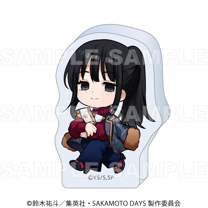 SAKAMOTO DAYS Vintage Style ちびキャラVer. アクリルブロック 大佛 ("Sakamoto Days" Vintage Style Chibi Chara Ver. Acrylic Block Osaragi)