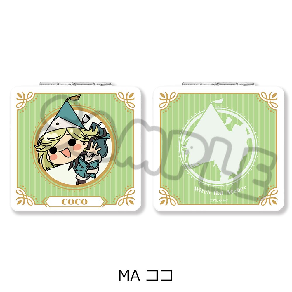 とんがり帽子のアトリエ 第2弾 コンパクトミラー(スクエア) MA ココ ("Witch Hat Atelier" Vol. 2 Compact Mirror (Square) MA Coco)