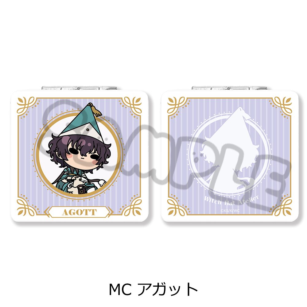 とんがり帽子のアトリエ 第2弾 コンパクトミラー(スクエア) MC アガット ("Witch Hat Atelier" Vol. 2 Compact Mirror (Square) MC Agott)