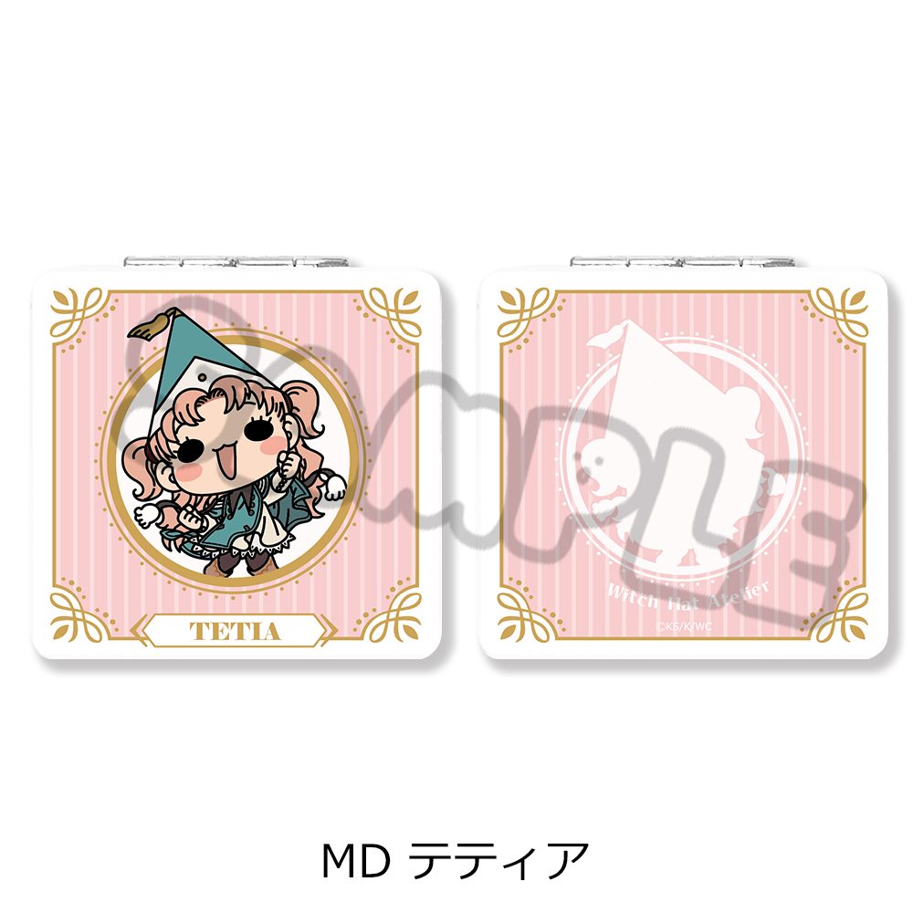 とんがり帽子のアトリエ 第2弾 コンパクトミラー(スクエア) MD テティア ("Witch Hat Atelier" Vol. 2 Compact Mirror (Square) MD Tetia)