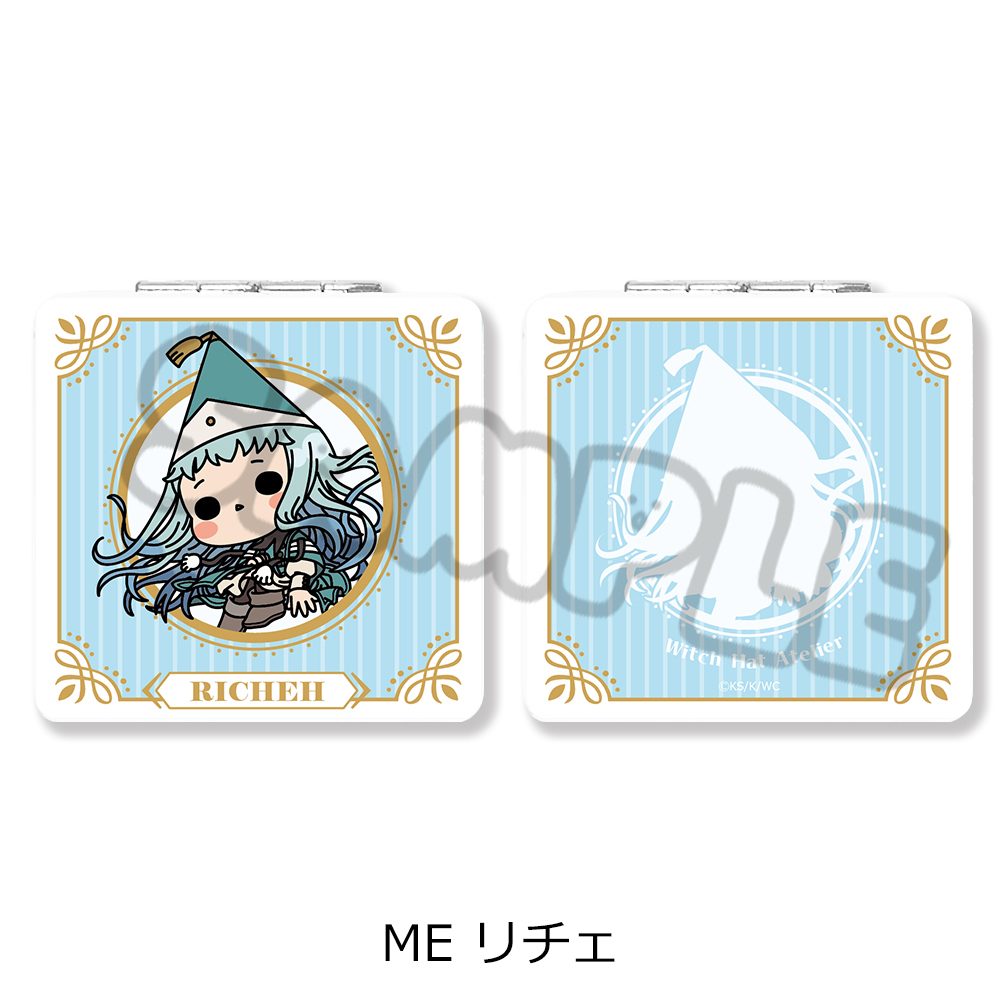 とんがり帽子のアトリエ 第2弾 コンパクトミラー(スクエア) ME リチェ ("Witch Hat Atelier" Vol. 2 Compact Mirror (Square) ME Richeh)