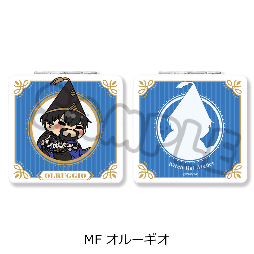 とんがり帽子のアトリエ 第2弾 コンパクトミラー(スクエア) MF オルーギオ ("Witch Hat Atelier" Vol. 2 Compact Mirror (Square) MF Olruggio)