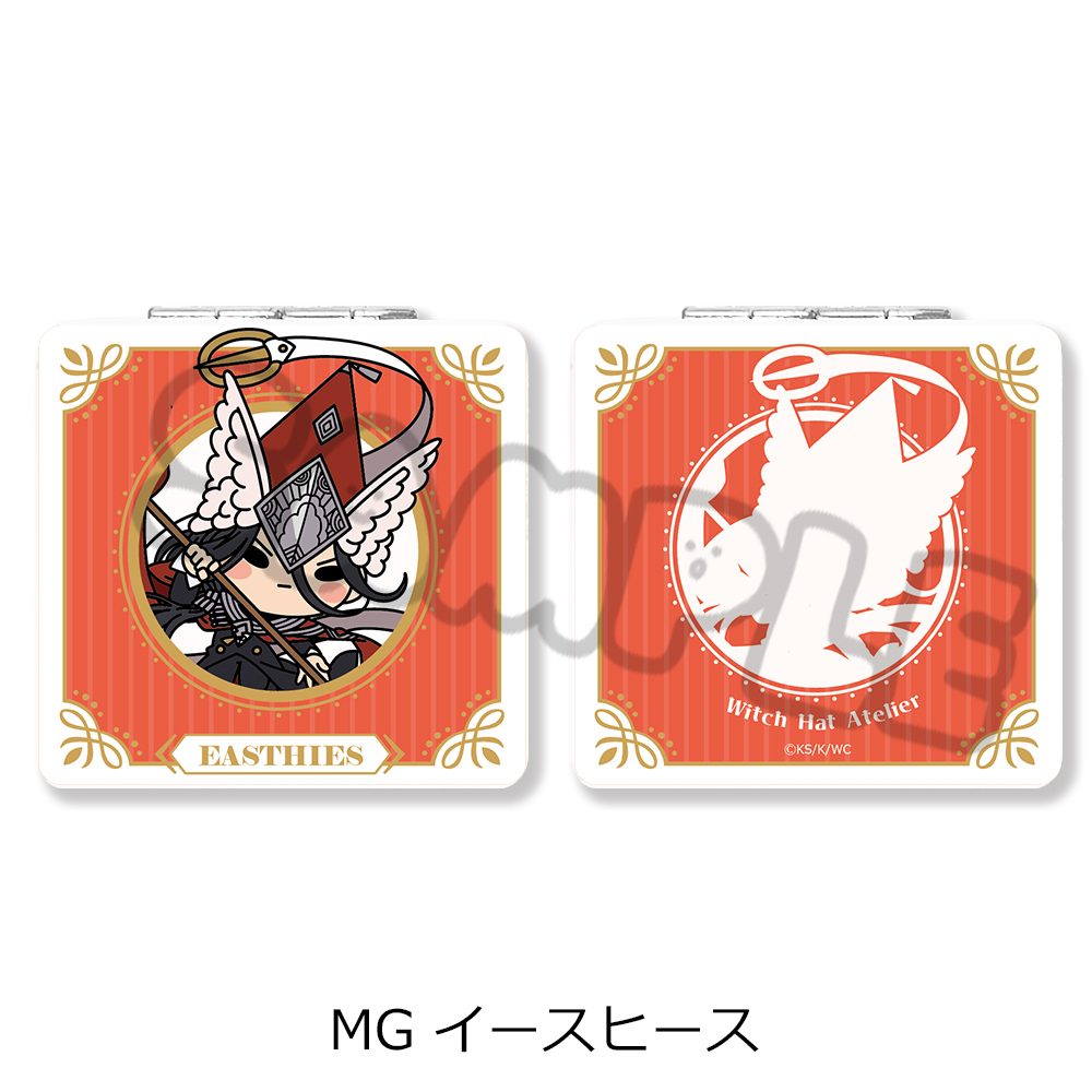 とんがり帽子のアトリエ 第2弾 コンパクトミラー(スクエア) MG イースヒース ("Witch Hat Atelier" Vol. 2 Compact Mirror (Square) MG Easthies)