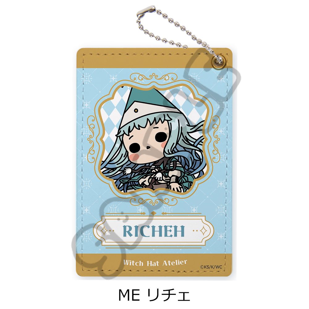とんがり帽子のアトリエ 第2弾 パスケース ME リチェ ("Witch Hat Atelier" Vol. 2 Pass Case ME Richeh)