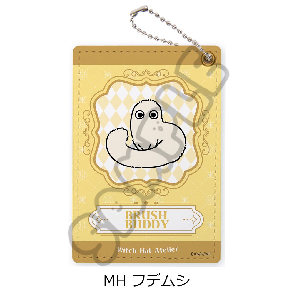 とんがり帽子のアトリエ 第2弾 パスケース MH フデムシ ("Witch Hat Atelier" Vol. 2 Pass Case MH Brushbuddy)