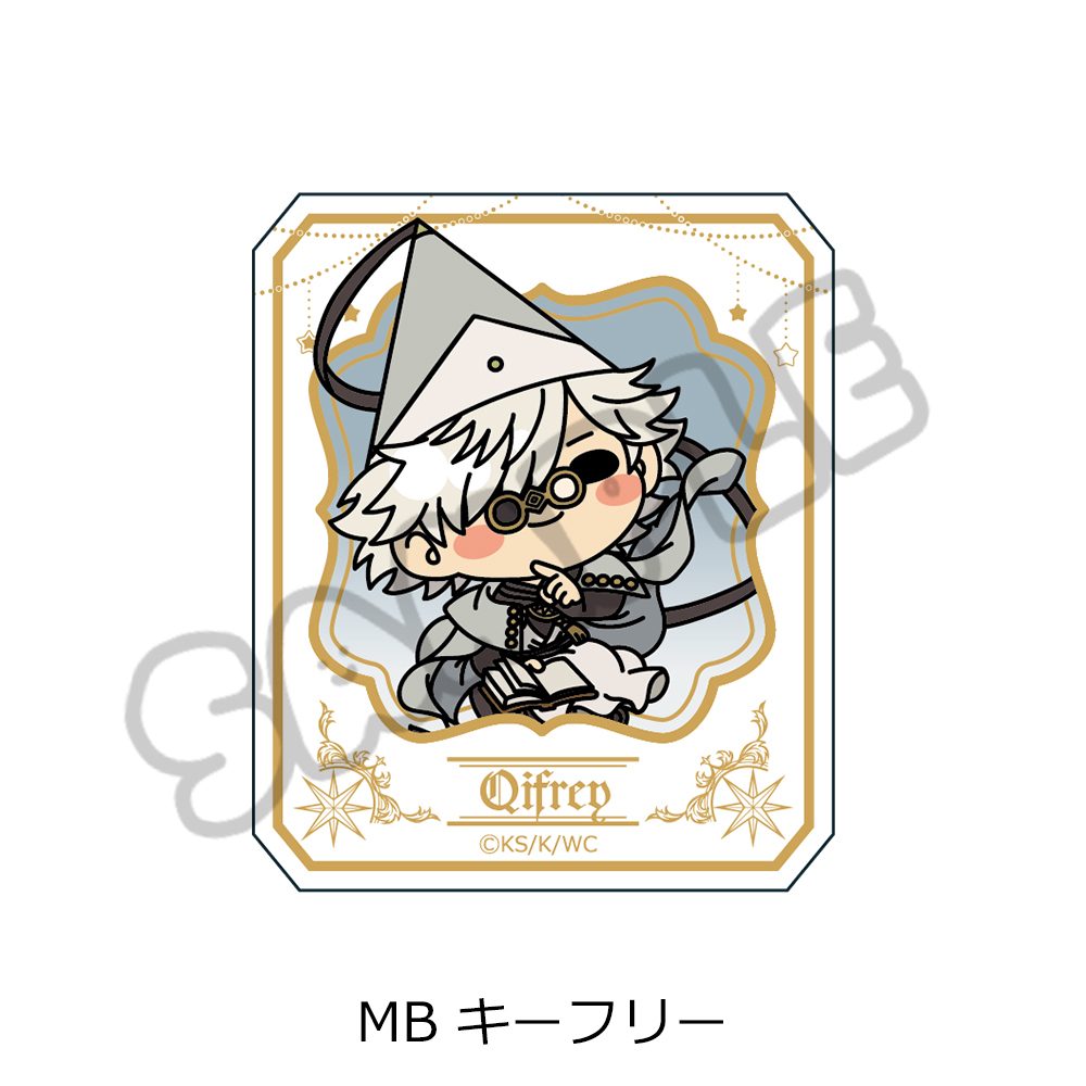 とんがり帽子のアトリエ 第2弾 クリアカードステッカー MB キーフリー ("Witch Hat Atelier" Vol. 2 Clear Card Sticker MB Qifrey)