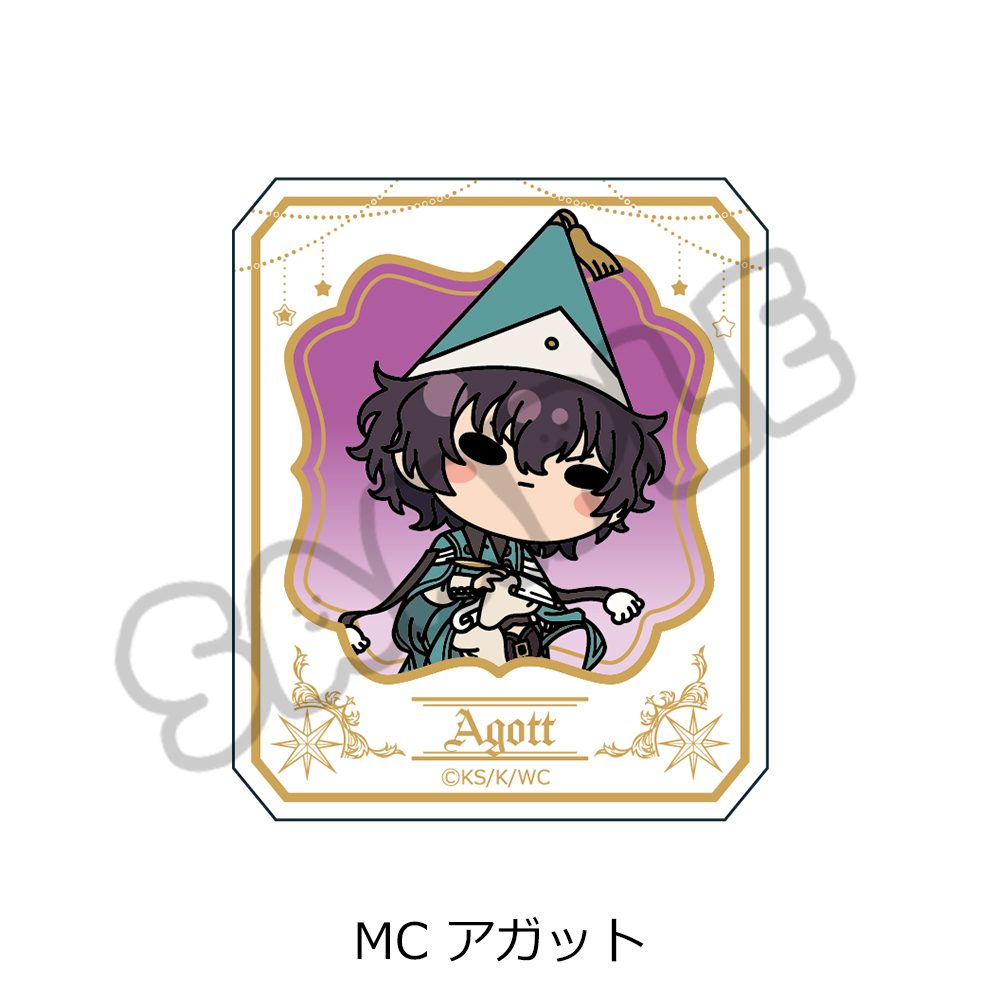 とんがり帽子のアトリエ 第2弾 クリアカードステッカー MC アガット ("Witch Hat Atelier" Vol. 2 Clear Card Sticker MC Agott)