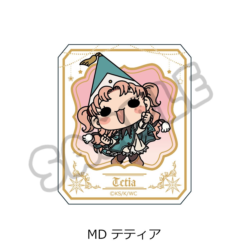 とんがり帽子のアトリエ 第2弾 クリアカードステッカー MD テティア ("Witch Hat Atelier" Vol. 2 Clear Card Sticker MD Tetia)